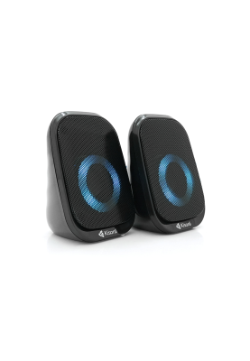 Колонки 2.0 Kisonli X7 для ПК та ноутбука, USB + 3.5mm, 2x3W, 20Hz-20KHz, Black