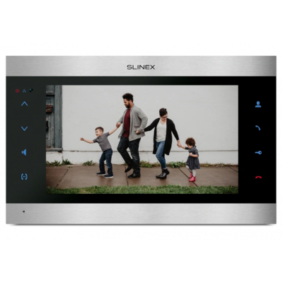 Wi-Fi відеодомофон Slinex SL-10N Cloud (silver + black), AHD, 10” сенсорний IPS екран, переадресація на тел Smart Call, 300 x 65 x 306 мм