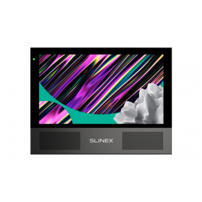 AHD відеодомофон Slinex Sonik 7 (black), 7” сенсорний IPS екран, запис руху, слот microSD, 176×133×20 мм