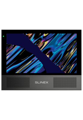 Wi-Fi відеодомофон Slinex Sonik 7 Cloud (black), AHD, 7” сенсорний IPS екран, переадресація на тел Smart Call, 176×133×20 мм