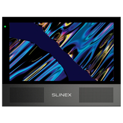 Wi-Fi відеодомофон Slinex Sonik 7 Cloud (black), AHD, 7” сенсорний IPS екран, переадресація на тел Smart Call, 176×133×20 мм