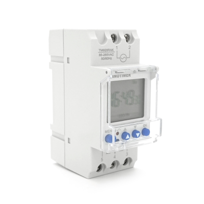 Реле часу Sinotimer TM928RAKL, на DIN-рейку, LCD, програмований, змінна батарея, 16А, 85-265V, 87х65х35 мм