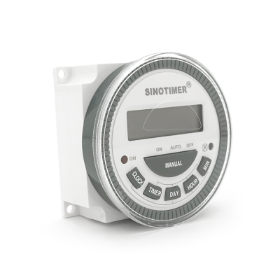 Таймер тижневий Sinotimer TM619-2, програмований, 16А, 200-250V, 60х60х30 мм
