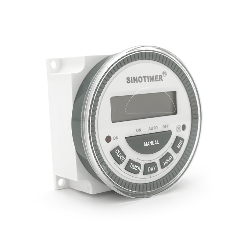 Таймер тижневий Sinotimer TM619-2, програмований, 16А, 200-250V, 60х60х30 мм