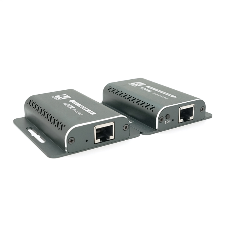 Одноканальний активний подовжувач HDMI сигналу кабелем UTP. Дальність передачі: до 120 метрів, cat5e/cat6e підтримка 4K30HZ