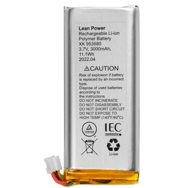 Аккумулятор 3,7V 3000mAh 3-pin для Ajax Hub 2 (4G), Hub 2 Plus, Rex 2