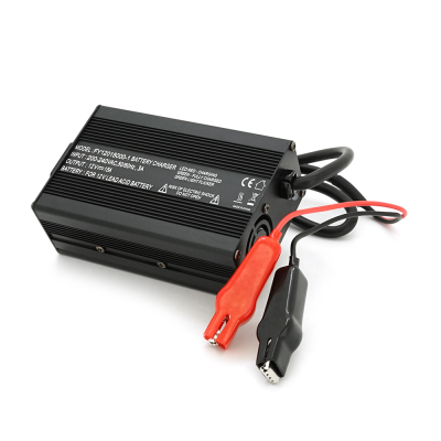 Зарядний пристрій для акумуляторів AGM 12V, 15A, + крокодили, 135x90x50mm Зарядний пристрій для акумуляторів AGM 12V, 15A, + крокодили, 135x90x50mm