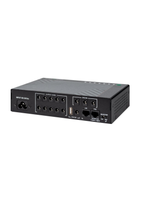 ДБЖ UPS-18W DC1018P для роутерів/комутаторів/PON/POE-430, 5//9/12V, 1A, 12000MAh(4*3000MAh), Black, BOX