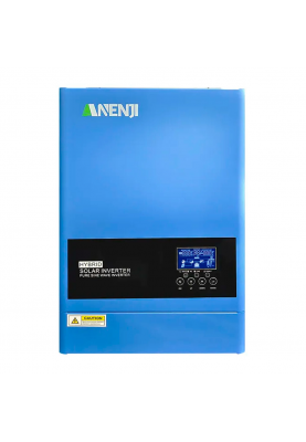 Гібридний інвертор ANENJI 6,2KW, 6200VA/6200W, 48V, струм заряду 120A(max), 170-280V, МРРТ60-500VDC, 438x295x105mm, 8,7 kg, Q2