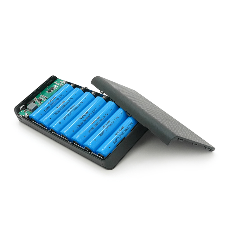 ДБЖ UPS-24W DC1024P для роутерів, Output: USB 5V/2A, DC9V,2.7A/12V,2A, 14000mAh(7*2000mAh), 155х75х23мм, 460грам, Black, BOX