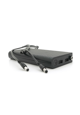ДБЖ UPS-24W DC1024P для роутерів, Output: USB 5V/2A, DC9V,2.7A/12V,2A, 14000mAh(7*2000mAh), 155х75х23мм, 460грам, Black, BOX