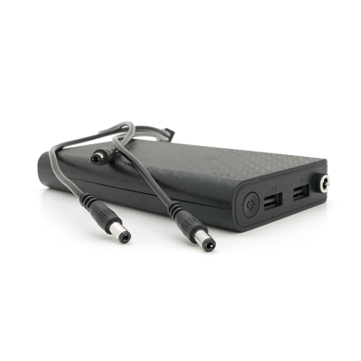 ДБЖ UPS-24W DC1024P для роутерів, Output: USB 5V/2A, DC9V,2.7A/12V,2A, 14000mAh(7*2000mAh), 155х75х23мм, 460грам, Black, BOX
