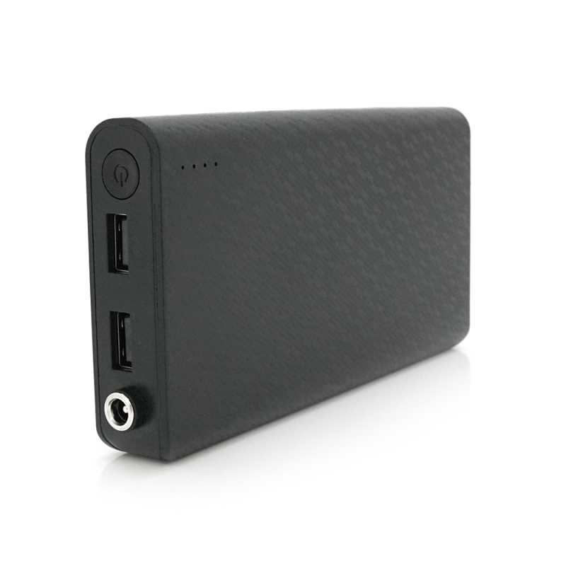 ДБЖ UPS-24W DC1024P для роутерів, Output: USB 5V/2A, DC9V,2.7A/12V,2A, 14000mAh(7*2000mAh), 155х75х23мм, 460грам, Black, BOX