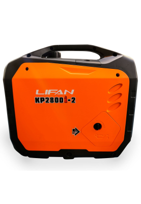 Генератор бензин інверторний LIFAN LF2800I-2, однофазний 220V, 50Hz, IP23, 2.2-2,4KW, мідна обмотка, ручний пуск, об'єм 4л. 18.5кг
