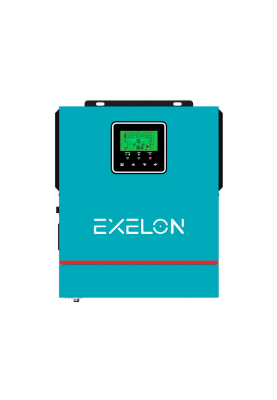 Інвертор Exelon EXS-1000/12, 1000VA, 12V, струм заряду 0-40A, MPPT (20-150VDC, 80A), 290x240x91mm, 3.5 kg
