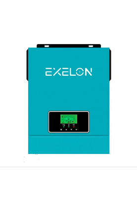 Інвертор Exelon EXS-3000/24, 3200VA, 24V, струм заряду 0-60A, MPPT (30-400VDC, 80A), 357x273x95mm, 4.8 kg