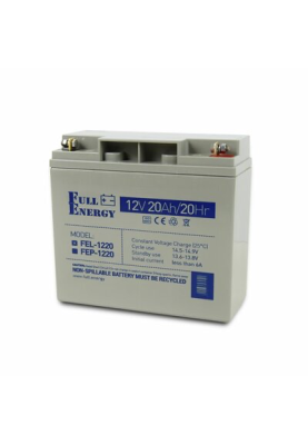Акумуляторна батарея Full Energy FEL-1220 12V/20 Ah, 181x165x77 мм, 5,9 кг