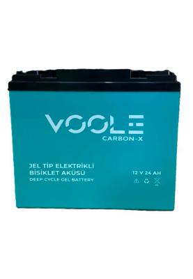 Акумуляторна батарея Voole 24-12 GEL 12V 24Ah (175 x125x166), 7.5 kg Blue, Q5