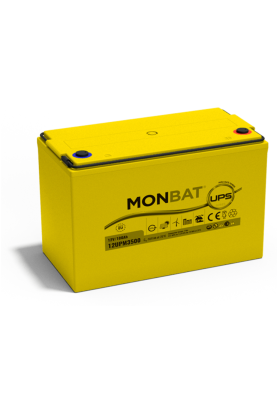 Акумуляторна батарея MONBAT TOP TERMINAL 12UPM3500 AGM 12V/100 Ah, 340x173x220 мм, 35.5 кг