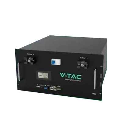 Акумуляторна батарея V-TAC LiFePO4 51,2V 200Аh 9,6kWh, 445x244x500mm, 78kg