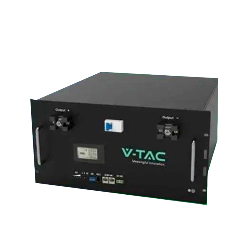 Акумуляторна батарея V-TAC LiFePO4 51,2V 200Аh 9,6kWh, 445x244x500mm, 78kg