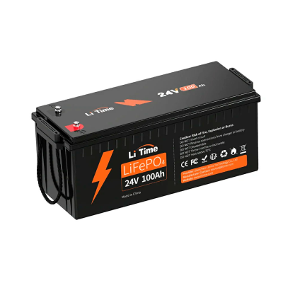 Акумуляторна батарея Li-TIME LiFePO4 24V 100Ач 2.4кВтЧ 532*207*215мм, 20.41кг