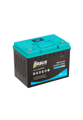 Акумуляторна батарея ORBUS LiFePO4 12,8V 60Ah, 260x168x210 мм, 8kg