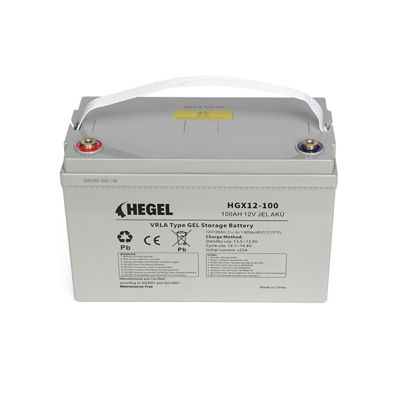 Акумуляторна батарея HEGEL GEL 100-12 12V 100Ah (330x171x220 mm), 28kg