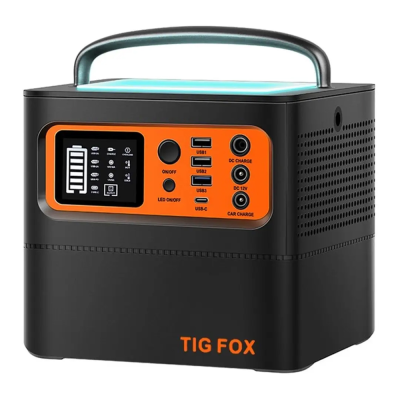 Портативне джерело живлення Tig Fox T500, потужність 540Вт, ємність 54000mAh, 210*190*190 мм, 5.5 кг