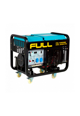 Генератор ДИЗЕЛЬНИЙ Full FDL13500SE 11 кВт (13,75 KVA), однофазний 220V, 50Hz, об'єм 25л
