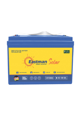 Акумуляторна батарея EASTMAN ES100 DEEP CYCLE GEL 12V 100Ah T16, 750 cycles, 800A (330x171x214(220)) Blue. 30.5kg Q1/30