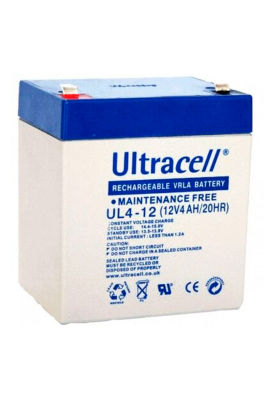 Акумуляторна батарея Ultracell UL4-12 AGM 12V 4 Ah  (90 x 70 x 101) White Q10/420