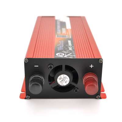 Інвертор напруги Welion 2000ВА(1200Вт), 12/220V, approximated, 1 універсальна розетка, клемні дроти, Boх