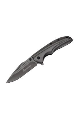 Ніж складний Browning-360, ручка сталь, довжина 223 мм, 253 гр, Black, Box