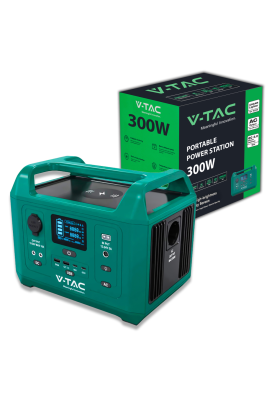 Портативне джерело живлення V-TAC VT-303N, 300W, LiFePO4(IRF32135 19.2V 15Ah/288Wh) (249*171.5*208) 4,3kg