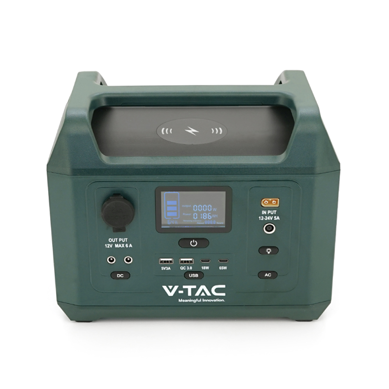 Портативне джерело живлення V-TAC VT-303N, 300W, LiFePO4(IRF32135 19.2V 15Ah/288Wh) (249*171.5*208) 4,3kg