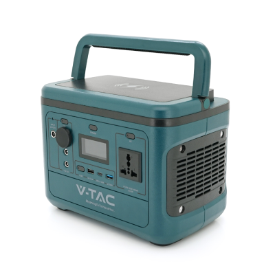 Портативне джерело живлення V-TAC VT-606, 500W, ( 26.2Ah /21.6V 568Wh)(275x170x200) 5.4kg