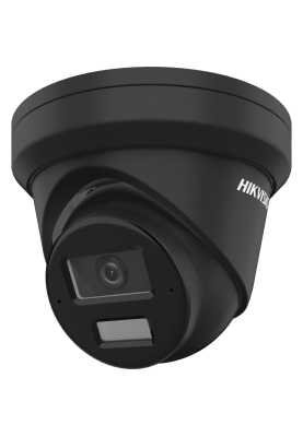 4 МП купольна Acusense Smart Hybrid Light відеокамера зі звуком DS-2CD2343G2-LI2U Black (2.8мм)