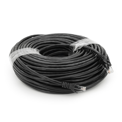 Патч-корд литий RITAR, UTP, RJ45, Cat.6, 40m, чорний, Cu (мідь) Патч-корд литий RITAR, UTP, RJ45, Cat.6, 40m, чорний, Cu (мідь)