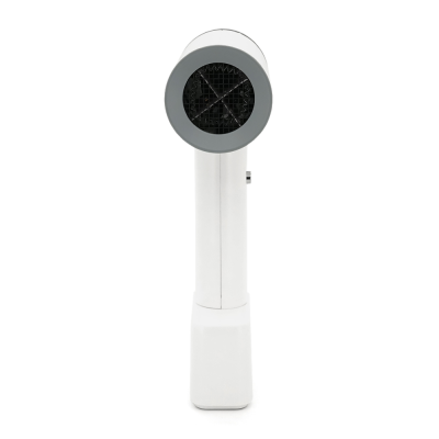 Бездротовий фен Voltronic, 2600mAh, 2 режими, зарядка від 220V + microUSB, 145х70х199, White + перехідник