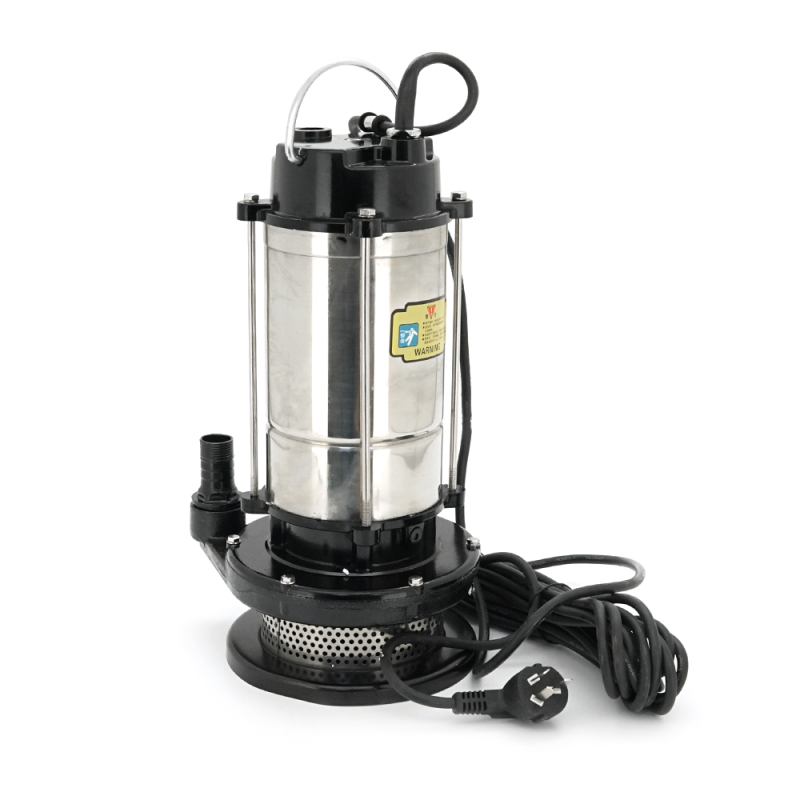 Занурювальний насос, 1100W, 220V, до 2.5 м³/год, підйом до 25 м, 25мм, нержавіюча сталь, 410х195х225 мм, 11.180 кг. + перехідник