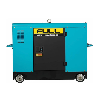 Генератор дизельний FULL FDL16500SC3, 3-фазний 230/400V, 50Hz, 16.5kVA/12kW, бак 50 л, витрата 4 л/год, пуск: стартер (без АКБ), 1145x750x975 мм, 297 кг Генератор дизельний FULL FDL16500SC3, 3-фазний 230/400V, 50Hz, 16.5kVA/12kW, бак 50 л, витрата 4 л/год, пуск: стартер (без АКБ), 1145x750x975 мм, 297 кг