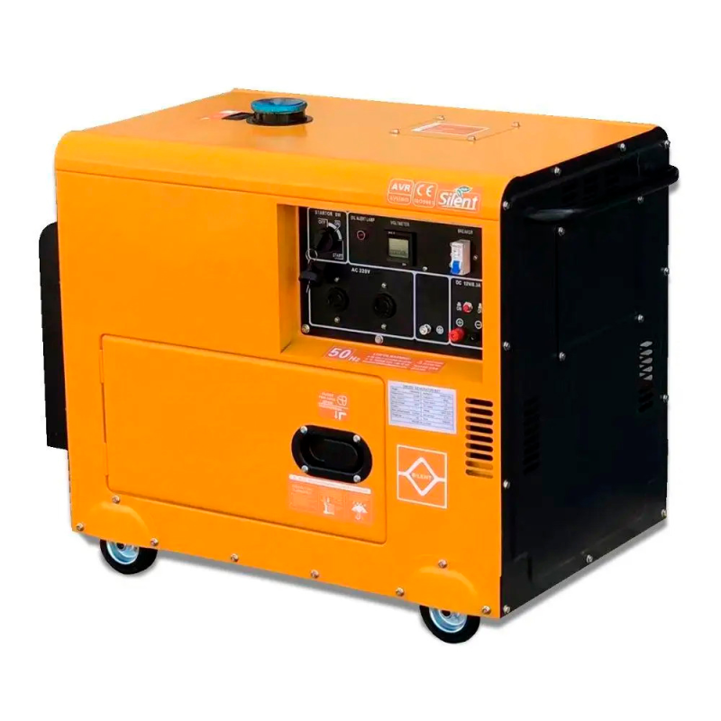 Генератор дизельний Leton KM-12/3, однофазний 220V, 50Hz, 12KVA, об'єм 15л