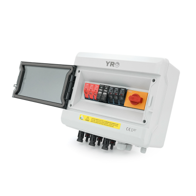 Комбінатор для сонячних систем YRPVB-3/1CB DC1000V з блискавкозахистом (3 входи/1 вихід) (струм 32А 1000В)