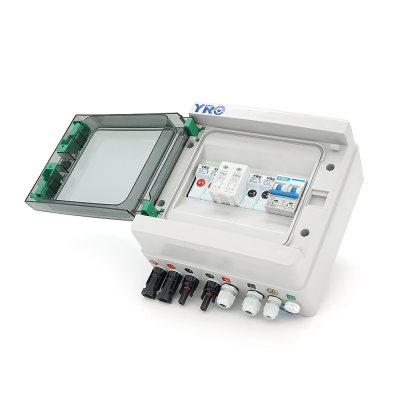 Комбінатор для сонячних систем YRPVB-2/1CB DC550V з блискавкозахистом (2 входи/1 вихід) (струм 20А 550В)