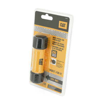 Ліхтарик ручний CAT CTRACK, 200LM, 3 режими, водостійкий, ударостійкий, живлення 3+ААА, Blister