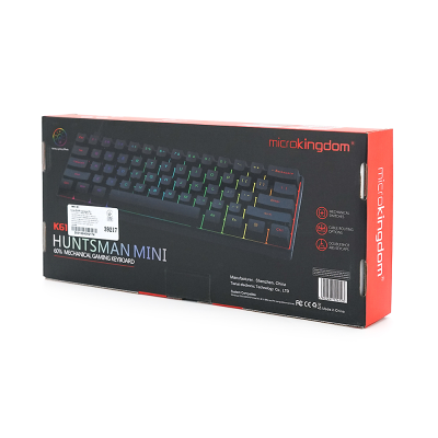 Клавіатура Bluetooth з підсвічуванням MK-61, розкладна, 61 клавіша, (Eng), Black, Box