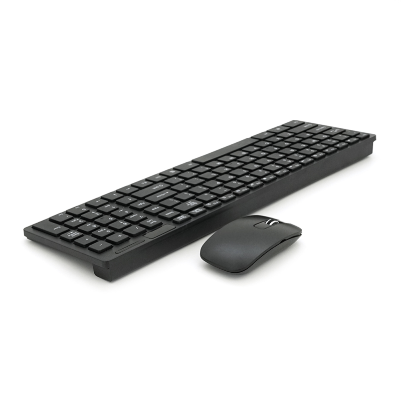 Бездротовий комплект K06 (KB+Mouse), (Eng / Pyc), 2.4G, Black, Box