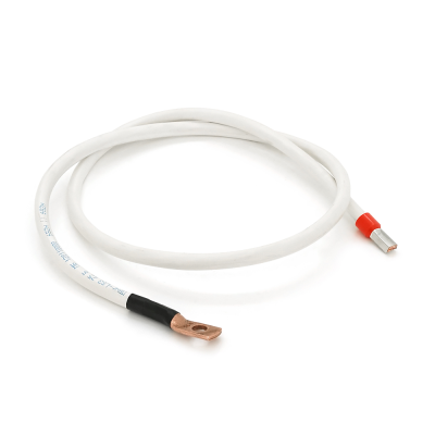 Кабель для підключення АКБ довжина 150см, провід мідний ПВ-3 Одесакабель, 25мм2 клема М8 (мідь) - НШВІ