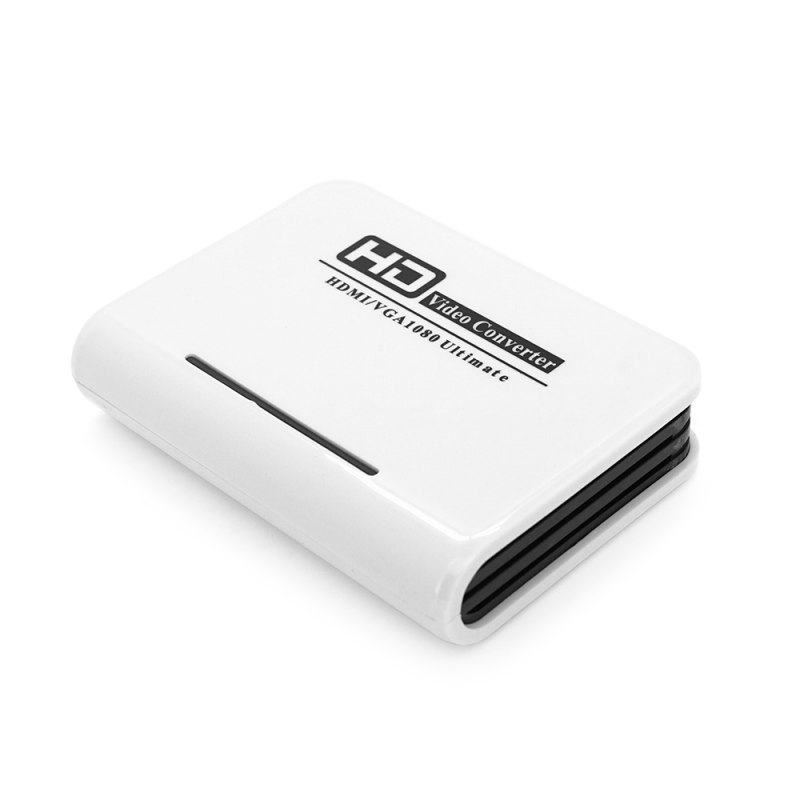 Активний конвертер HDMI (input) на VGA(output)  + Audio Adapter, White, 4K / 2K,